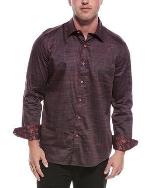 Robert Graham Roth Woven Shirt - Purple