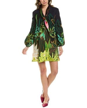 Valentino Silk Mini Dress - Green