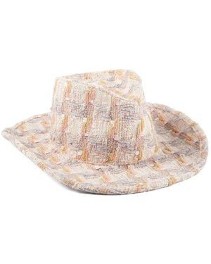 Lack of Color The Tweed Wool-blend Cowboy Hat - Natural