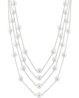 Splendid 7-7.5Mm Pearl Necklace - White