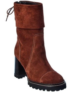 See By Chloé Suede Bootie - Brown