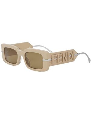 Fendi Fe40133 57Mm Sunglasses - Natural