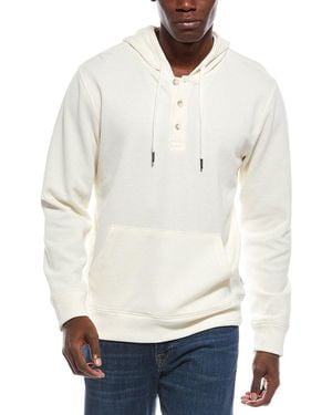 Onia Heavyweight Waffle Hoodie - White