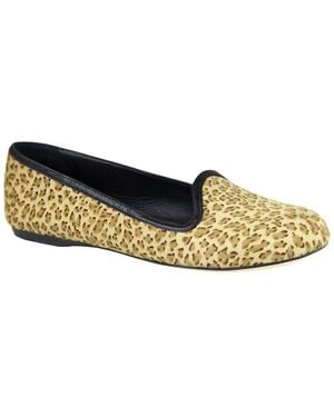 Bottega Veneta Ponyhair & Calfskin Flat - Natural