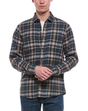 Faherty Heirloom Portuguese Flannel Shirt - Grey