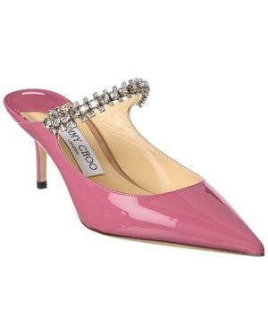 Jimmy Choo Bing 65 Patent Mule - Natural