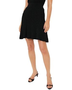 Polo Ralph Lauren Polo Cableknit Mini Skirt - Black