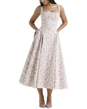 CAMILA BLANCO Midi Dress - White