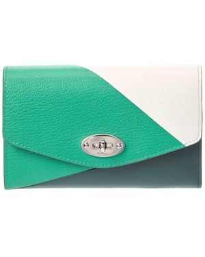 Mulberry Darley Medium Leather Wallet - Green