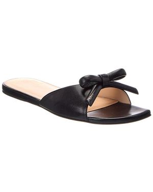 Dior Bow Leather Sandal - Blue