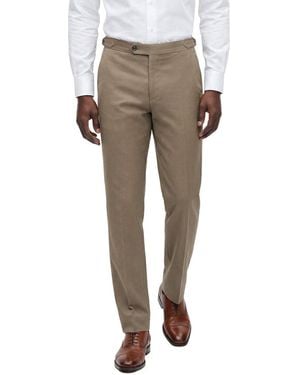 Todd Synder X Champion Italian Mohair Wool-Blend Side Tab Trouser - Natural