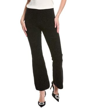 Sandro Chenille Wool-Blend Pant - Black