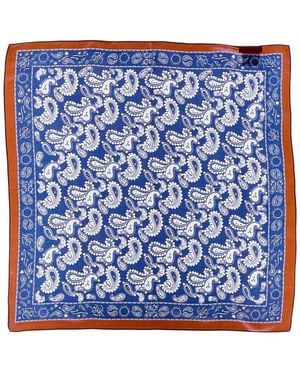 La Fiorentina Silk Scarf - Blue