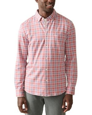 Faherty Coastline Knit Shirt - Red