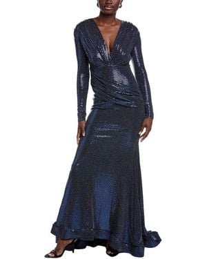 Issue New York Sequin Gown - Blue