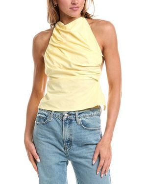 Avantlook Pleated Tie Back Top - Blue