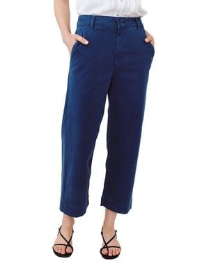 Bella Dahl Saige Wide Leg Crop Pant - Blue