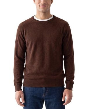Forte Cashmere 100% Cashmere Crewneck 100% Cashmere Jumper - Brown