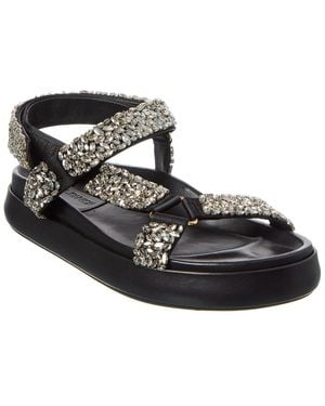 Ulla Johnson Leather Sandal - Black