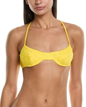 Mara Hoffman Mazlyn Bikini Top - Yellow