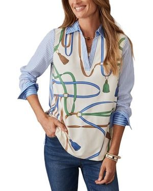 J.McLaughlin Nella Blouse - Blue