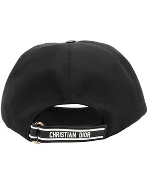 Dior Christian Paris D-Player Logo Plaque Baseball Cap in Black | Lyst