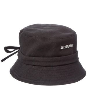 Jacquemus Le Bob Gadjo Bucket Hat - Black