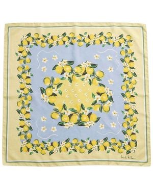 Nicole Miller Satin Square Scarf - Metallic