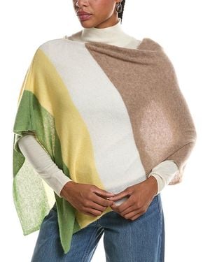 Portolano 100% Cashmere Poncho - Natural
