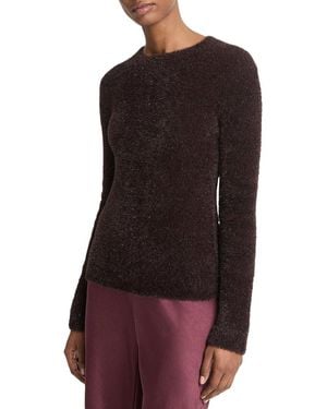 Vince Lurex Soft Eyelash Pullover - Purple