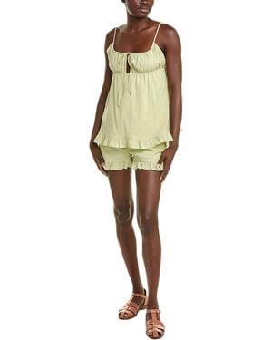SERENETTE 2Pc Top & Short Set - Yellow