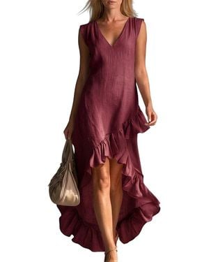 Emma way Maxi Dress - Red