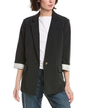 Rag & Bone Jennie Crepe Blazer - Black