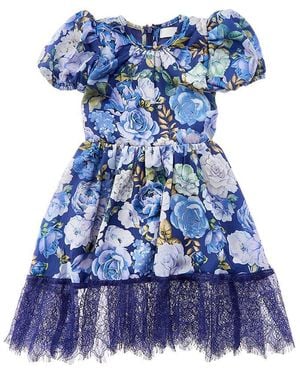 Rachel Parcell Lace Trim Dress - Blue