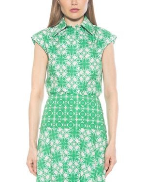 Alexia Admor Juniper Shirt - Green