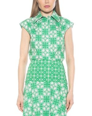Alexia Admor Juniper Shirt - Green