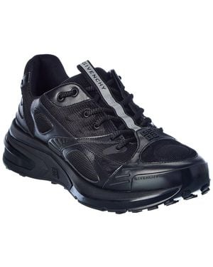 Givenchy Giv 1 Mountain Mesh & Leather Trainer - Blue