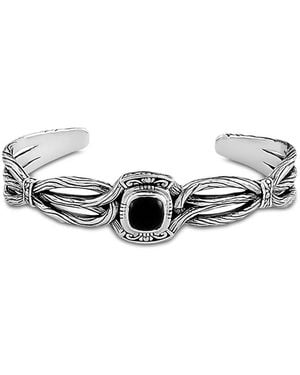 Samuel B. 18K 2.00 Ct. Tw. Onyx Bracelet - White