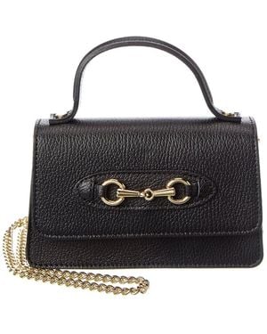 Persaman New York Reagan Leather Shoulder Bag - Black