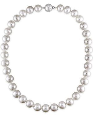 Pearls 14k 9.5-10.5mm Pearl Strand Necklace - White