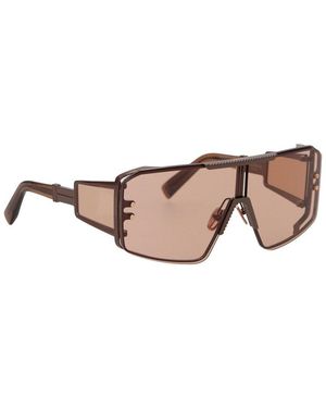 Balmain Le Masque 147Mm Sunglasses - Brown