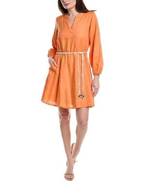 Tommy Bahama Coastalina Linen Short Dress - Orange