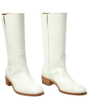 Gucci Leather Boot (authentic Pre-loved) - White