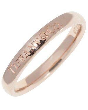 Tiffany & Co. 18k Rose Gold Band Ring 12.5 (authentic Pre-loved) - White