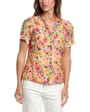 Cece V-Neck Top - Red