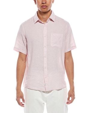 Mr. Swim Mr. Swim Linen-Blend Shirt - White