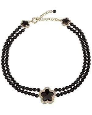 Eye Candy LA The Luxe Collection Cz Elizabeth Necklace - Black