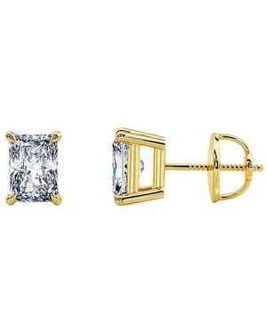 Lab Grown Diamonds 14K 1.25 Ct. Tw. Lab-Grown Diamond Earrings - Metallic