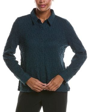 Eileen Fisher Classic Collar Shirt - Blue