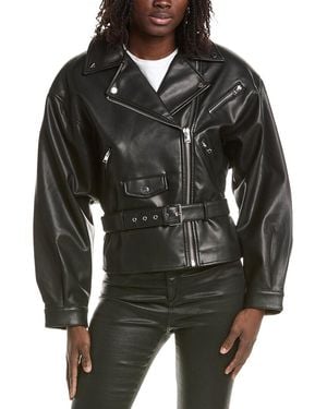 Lamarque Biker Jacket - Black